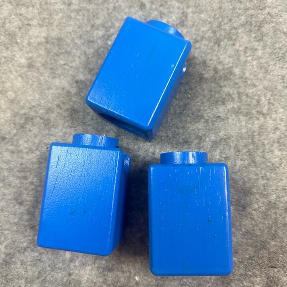 Hape Quadrilla Marble Run Replacement Pieces 3 Blue Tower Blocks Chute Parts - Picture 3 of 8